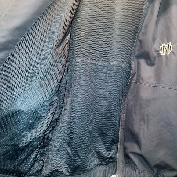 Cutter & Buck CB Weathertec Men’s Notre Dame Fighting Irish Jacket Dark Teal M - Picture 12 of 12